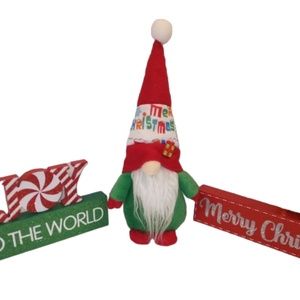 Christmas Dnome Holiday Decor (Merry Christmas)